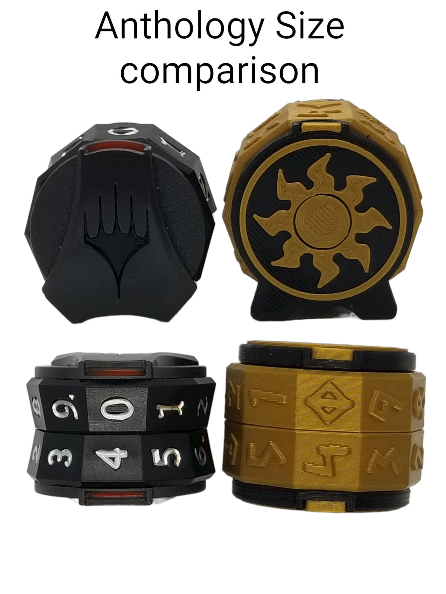 MTG Spindown Life Counters - Swamp - Anthology - Ratcheting mechanism - Snoo3d