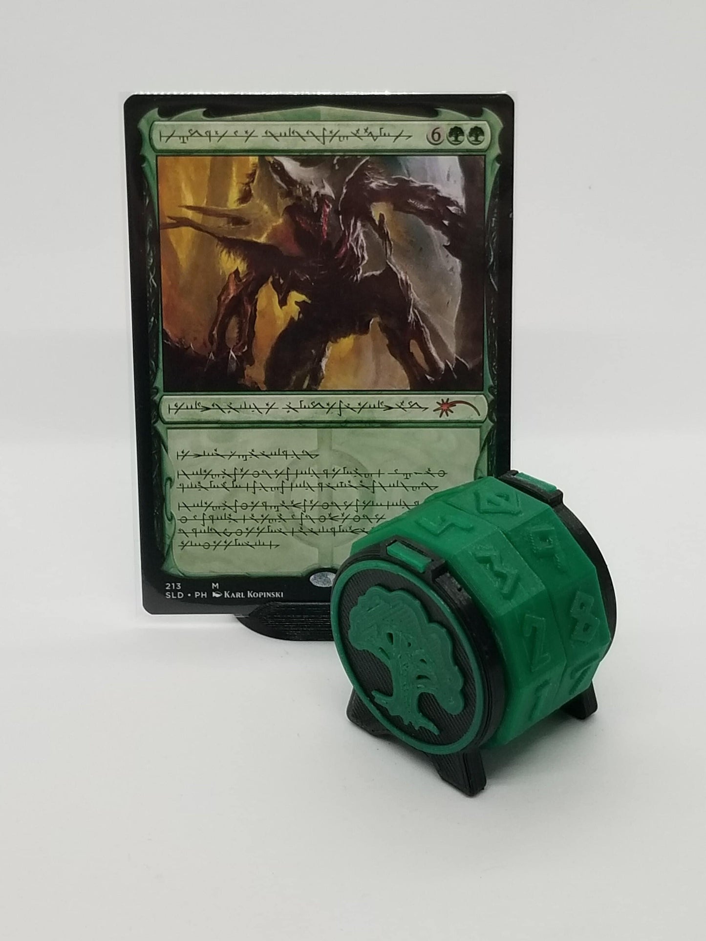 MTG Spindown Life Counters - Forest - Anthology - Ratcheting mechanism - Snoo3d