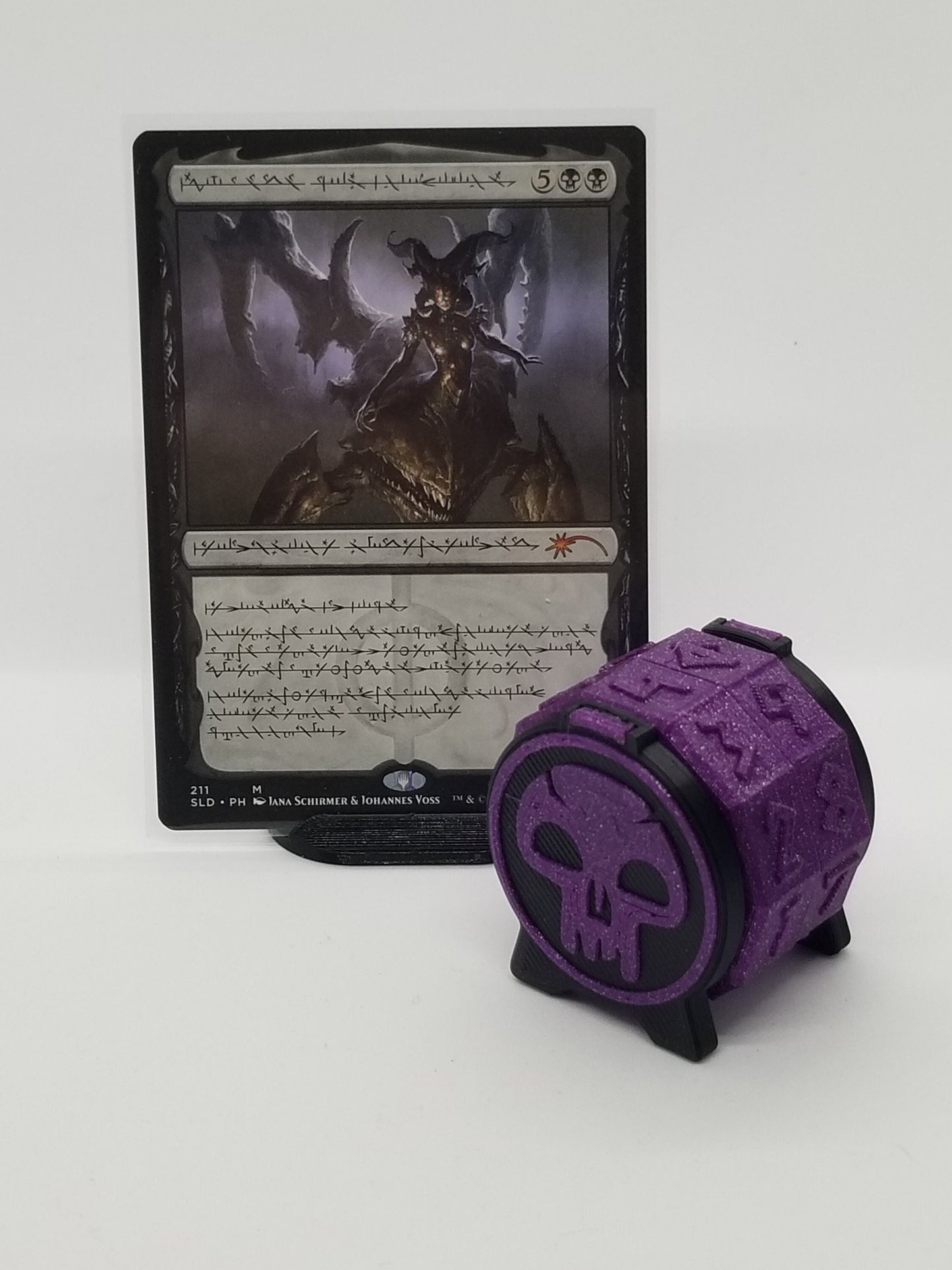 MTG Spindown Life Counters - Swamp - Anthology - Ratcheting mechanism - Snoo3d