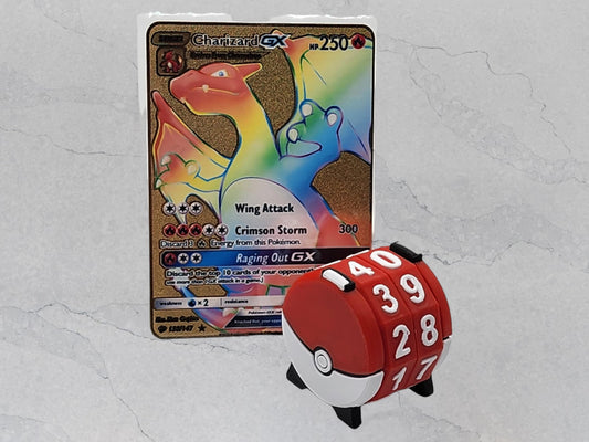 MTG Spindown Life Counters - Pokeball - Pokemon- Ratcheting mechanism - Snoo3d