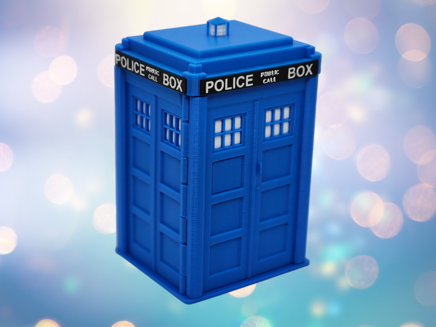 MTG Tardis 100 Card Deck box | EDH | Commander | Magic the Gathering | Doctor Who | Snoo3d