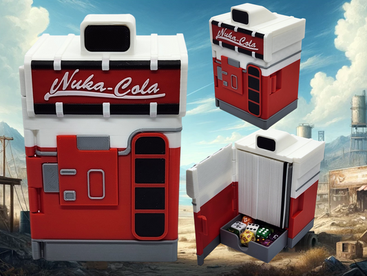 MTG Fallout Nuka Cola Vending Machine Deck box for EDH | Commander | Magic the Gathering | 100 Box | Snoo3d