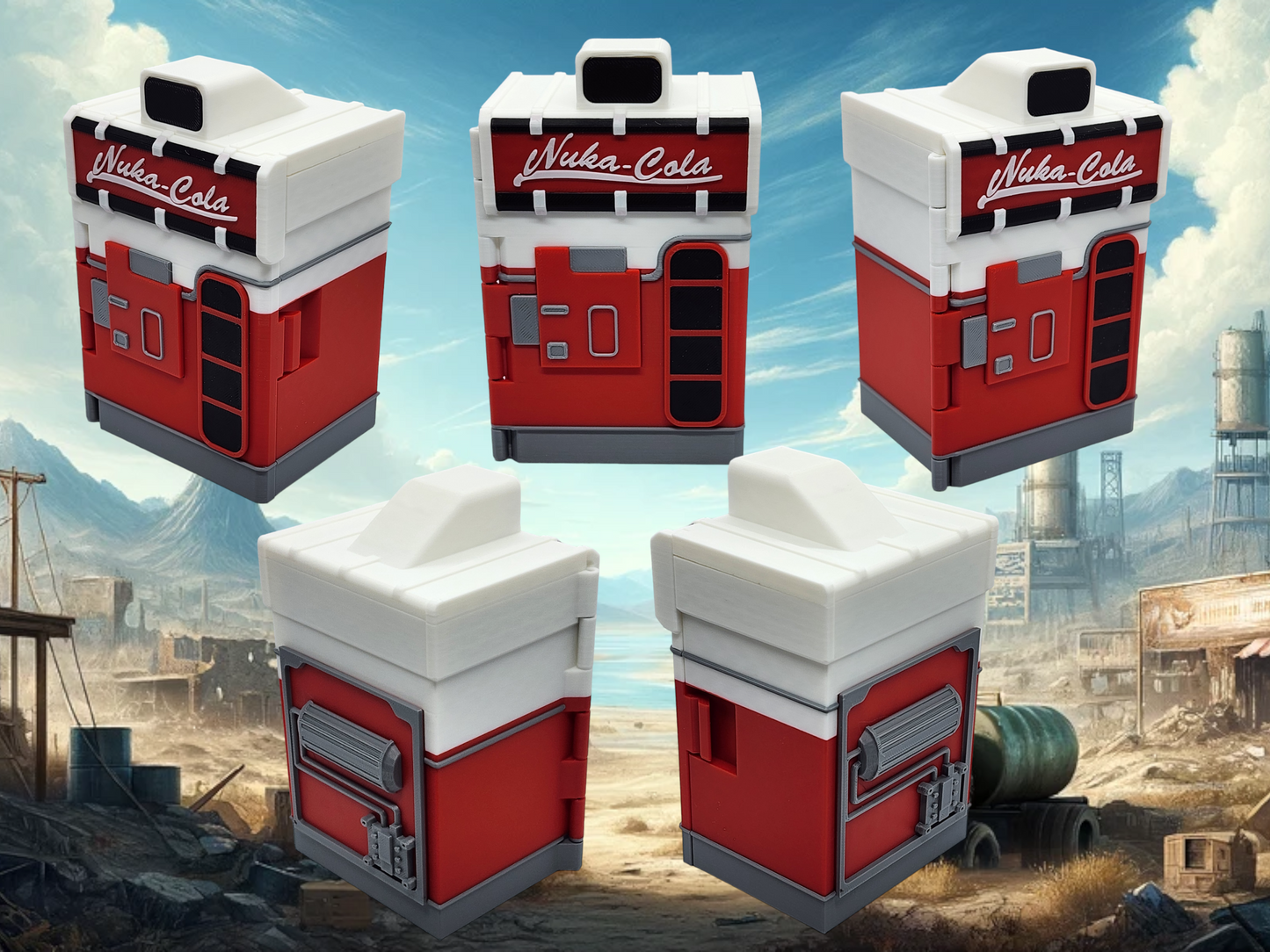 MTG Fallout Nuka Cola Vending Machine Deck box for EDH | Commander | Magic the Gathering | 100 Box | Snoo3d