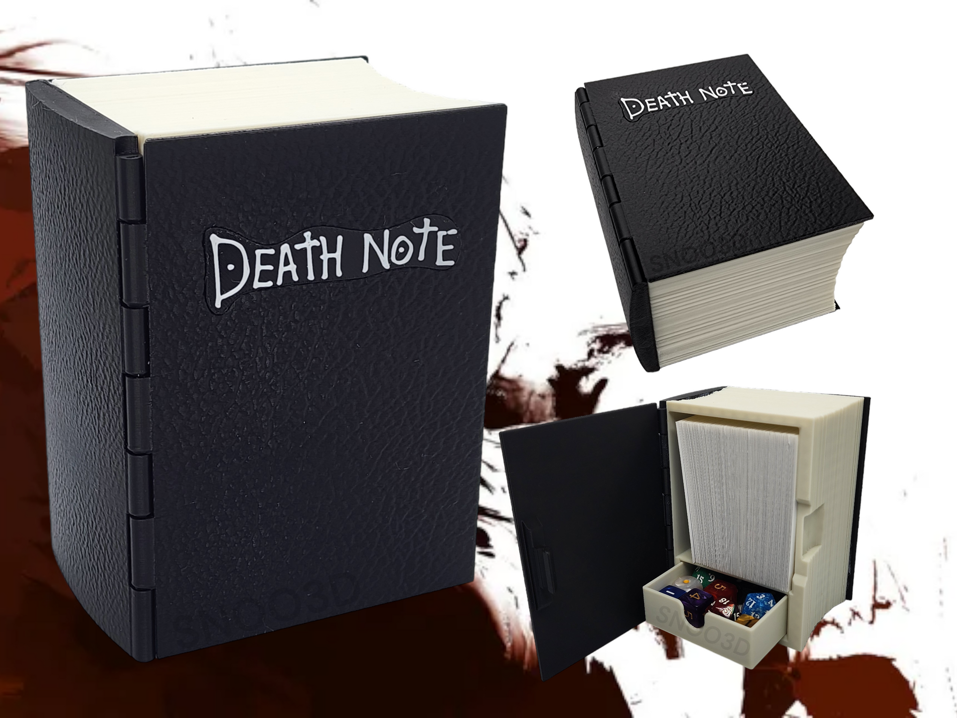 100+ Card Death Note Deck box for EDH Commander Magic the