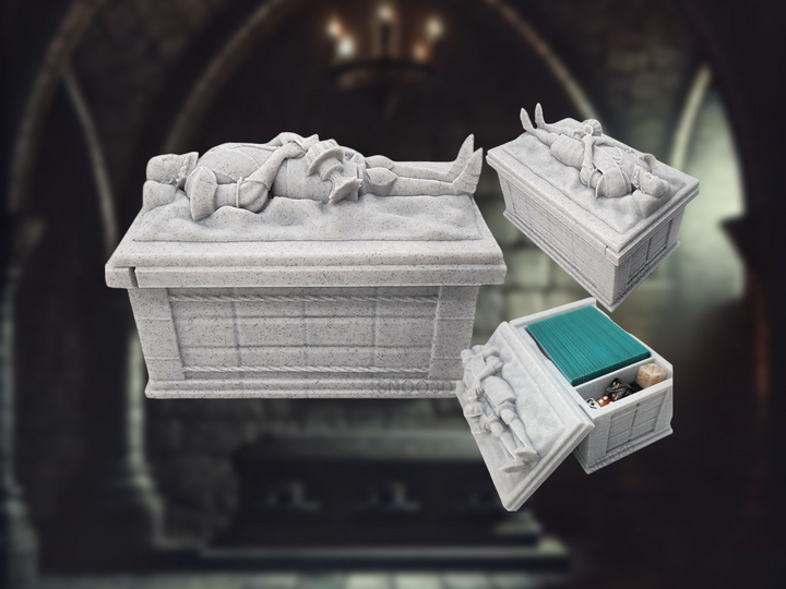 Vampire crypt deck box for Commander and sleeved TCG cards, primary product image.