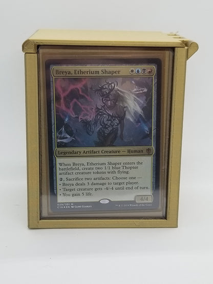 Additional view of the showcase commander deck box for Commander and sleeved TCG cards, image 5.