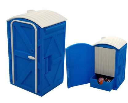 Additional view of the porta-potty deck box for Commander and sleeved TCG cards, image 3.