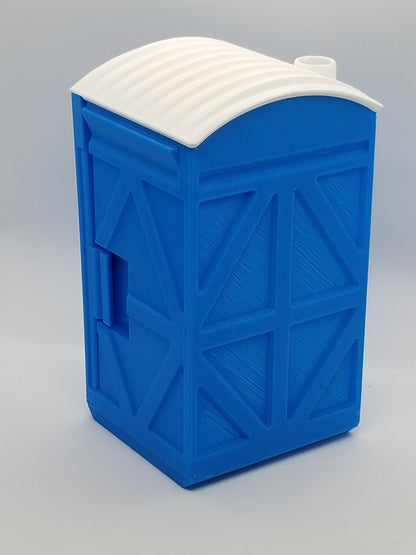 Additional view of the porta-potty deck box for Commander and sleeved TCG cards, image 6.