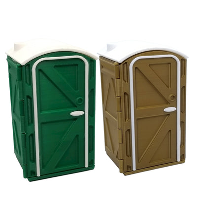 Additional view of the porta-potty deck box for Commander and sleeved TCG cards, image 2.