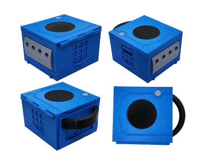 Additional view of the retro cube console deck box for Commander and sleeved TCG cards, image 2.